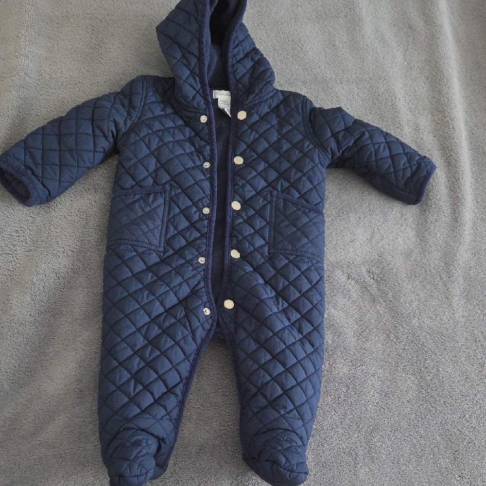 Polo by Ralph Lauren Quilted Navy Kids Footie